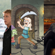 L to R: Cobra Kai, Dishenchantment, and The History Of Swear Words (All images courtesy of Netflix)